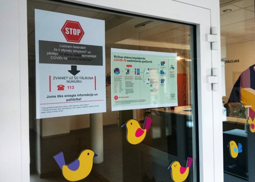 Uzmanību visiem Baltijas rehabilitācijas centra apmeklētājiem!